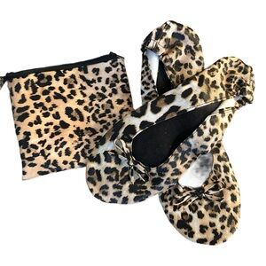 Leopard Travel Ballet Flats